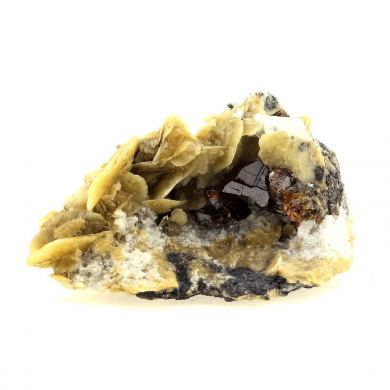 Sphalerite (Blende) + Siderite.