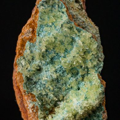 Senegalite on Turquoise