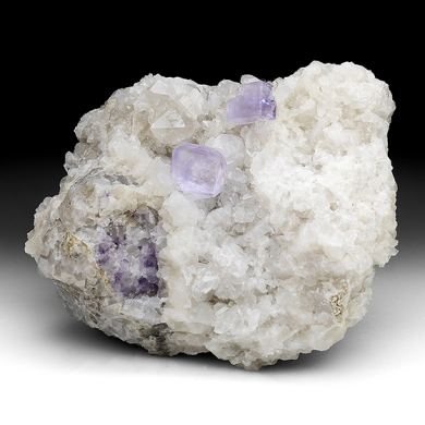 Fluorite with Quartz