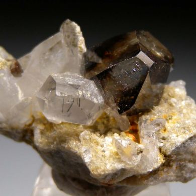 Cassiterite with Quartz