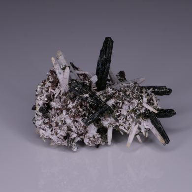 EPIDOTE, HEMATITE and QUARTZ - Rosario Mabel claim, Pampa Blanca, Castrovirreyna, Huancavelican, Peru