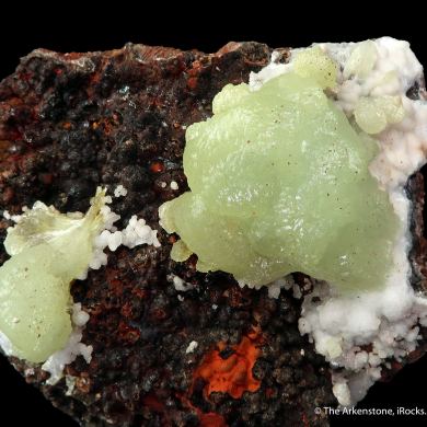 Adamite and Calcite