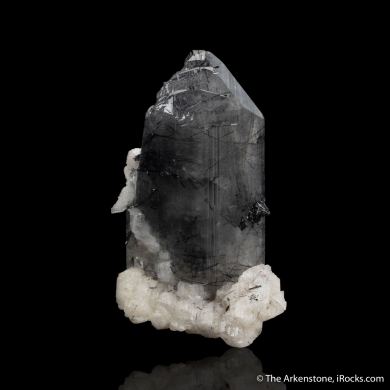 Euclase with Schorl inclusions and Adularia