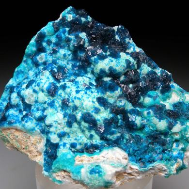 Veszelyite on Hemimorphite