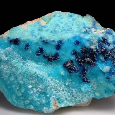 Veszelyite on Hemimorphite