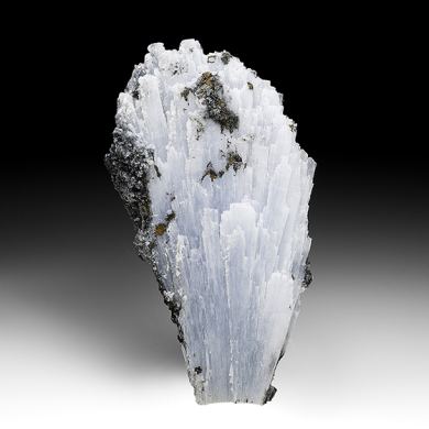 Anhydrite with Calcite, Pyrite