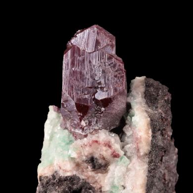 Classic Cuprite on copper-bearing Dolomite – Tsumeb Mine, Namibia