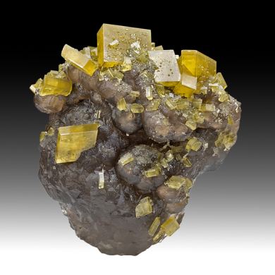 Barite with Fluorite