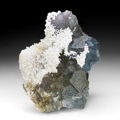 Fluorite with Barite