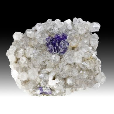 Fluorite with Quartz