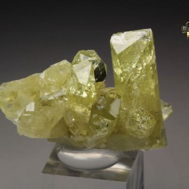 gem BRAZILIANITE, MUSCOVITE