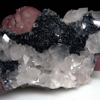 Quartz with Hematite