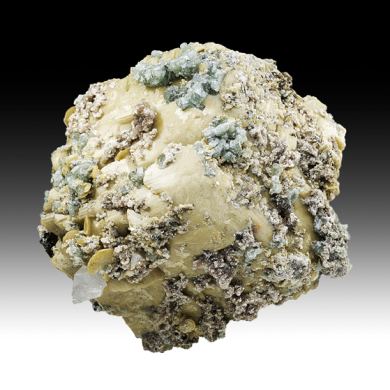 Fluorapatite with Siderite, Quartz (1997)