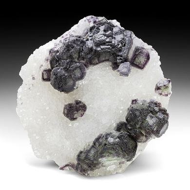 Fluorite with Quartz