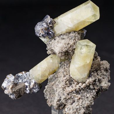 Calcite with Galena