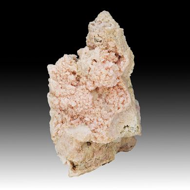 Rhodochrosite with Quartz