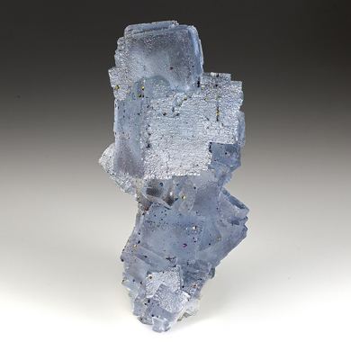 Fluorite with Quartz, Chalcopyrite