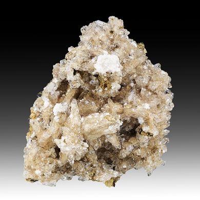 Bultfonteinite with Hydroxylapophyllite, Calcite