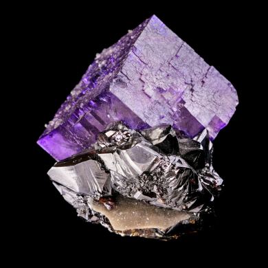 Fluorite on Sphalerite