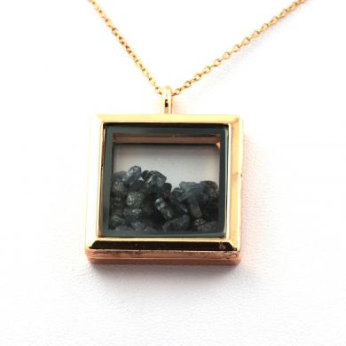 Raw Sapphire necklace.