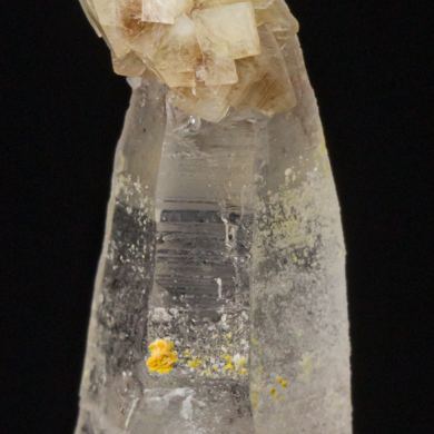 Woodhouseite on Quartz