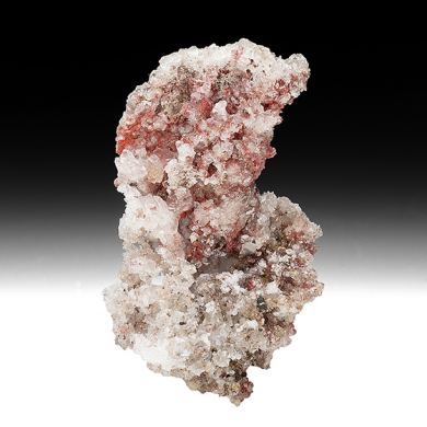 Cinnabar with Quartz, Calcite, Gypsum