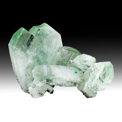 Barite with Malachite