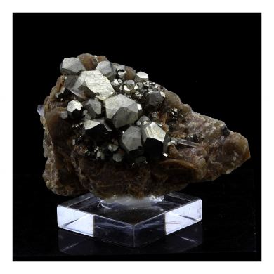 Siderite, Quartz, Pyrite.