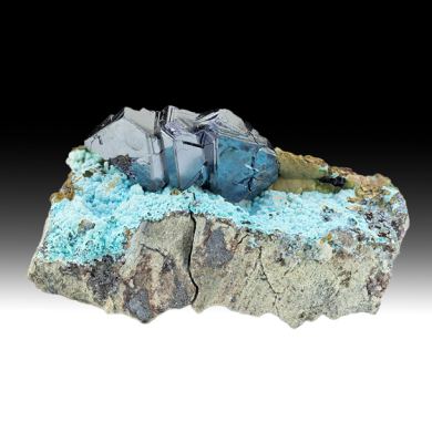 Cuprite with Chrysocolla