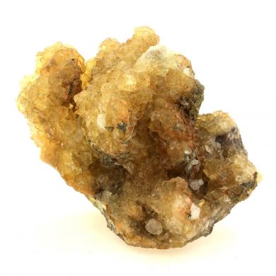 Fluorite + Pyrite + Calcite.