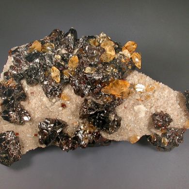 Calcite and Sphalerite