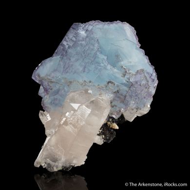 Fluorite on Quartz