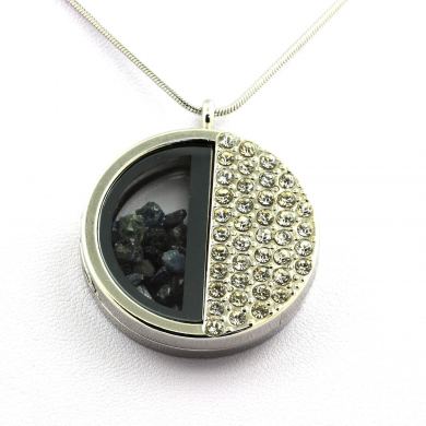 Raw Sapphire necklace.