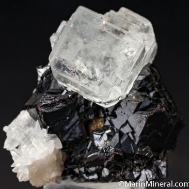 Fluorite on Sphalerite