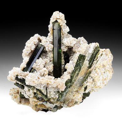 Elbaite with Muscovite