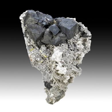 Galena with Dolomite, Mimetite