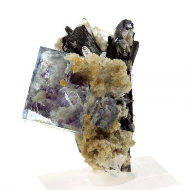 Fluorite + Ferberite.