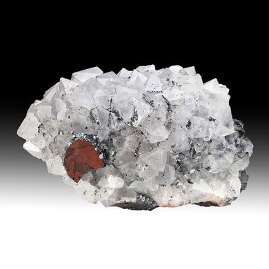 Quartz with Hematite