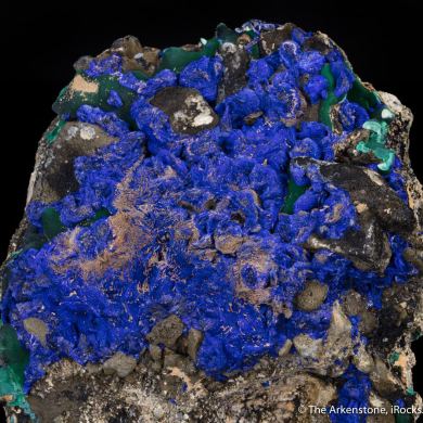 Azurite on Shale