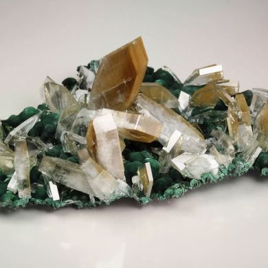 BARYTE, MALACHITE