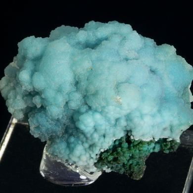 Drusy Quartz on Chrysocolla