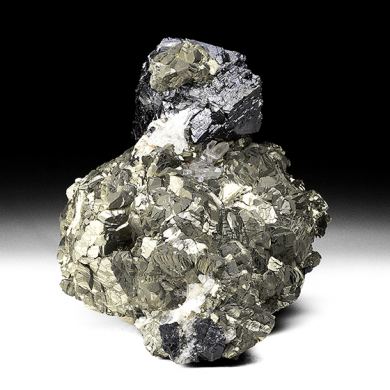 Pyrite after Pyrrhotite with Sphalerite