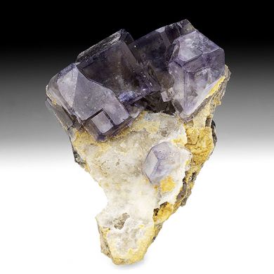 Fluorite with Calcite