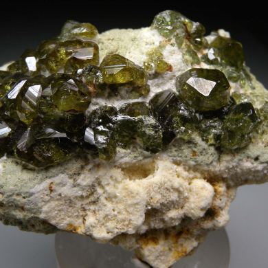 Andradite var. Demantoid