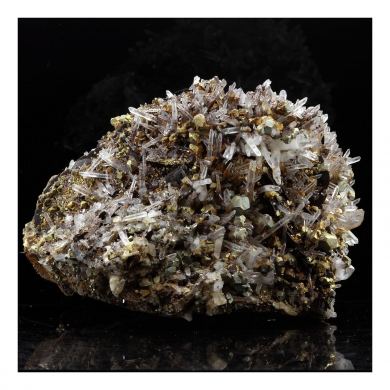 Siderite, Quartz, Pyrite.