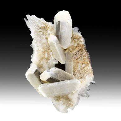 Barite with Quartz