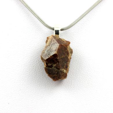 Raw Grossular-Andradite Garnet Necklace. 30.50 ct.