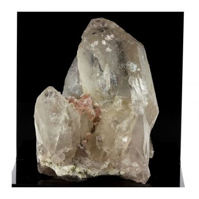 Pink Fluorite + Quartz.