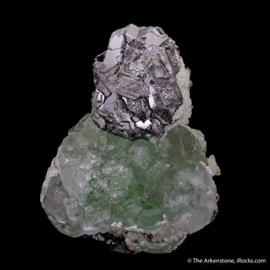 Galena on Fluorite