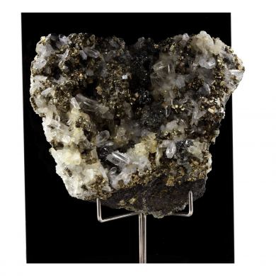 Quartz, Pyrite, Tetrahedrite.